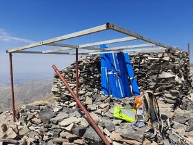 پناهگاه نوساز "امید" در مسیر توچال تخریب شد!