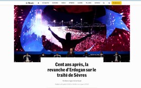 روزنامه لوموند: اردوغان انتقام "معاهده سور" را می‌گیرد