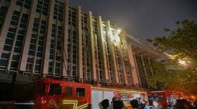 آتش‌سوزی مرگبار در بیمارستان مخصوص کرونای هند