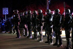 پلیس آمریکا در پورتلند باز هم وضعیت "شورش" اعلام کرد