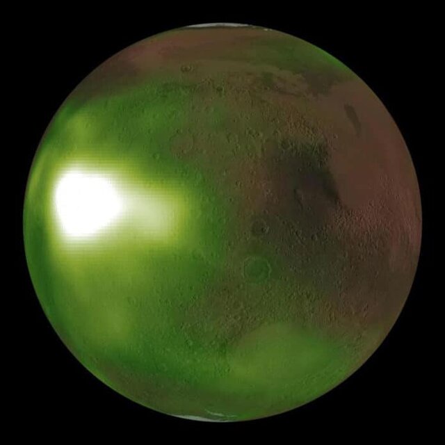 درخشش شب مریخ از نگاه "ماون"