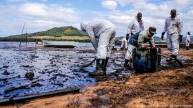 خطر وقوع فاجعه‌ بزرگ زیست‌محیطی در آب‌های جزیره موریس