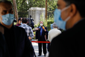 حسینعلی امیری معاون رییس جمهور در امور مجلس در جمع خبرنگاران