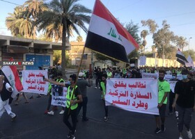 درخواست معترضان عراقی برای اخراج سفیر ترکیه و تحریم این کشور