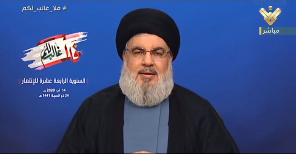 سید حسن نصرالله: اگر مسئولیت اسرائیل در انفجار بیروت ثابت شود، حزب‌الله سکوت اختیار نخواهد کرد