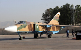 بازآماد یک فروند جنگنده «سوخو ۲۴» در پایگاه هوایی شهید دوران