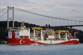 اعزام دومین کشتی حفاری ترکیه به دریای سیاه