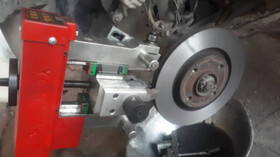 ساخت دستگاه تراش دیسک ترمز خودرو در کشور