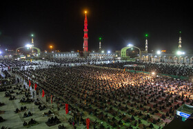 عزاداری شب پنجم محرم در مسجد مقدس جمکران