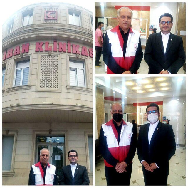 بازدید سفیر ایران در آذربایجان از کلینیک درمانی ایران در باکو