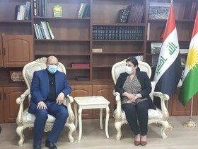 رایزنی سرکنسول ایران با وزیر کشاورزی اقلیم کردستان عراق 