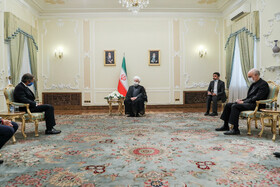 دیدار رافائل گروسی، مدیر کل آژانس بین المللی انرژی اتمی با حسن روحانی، رییس جمهوری