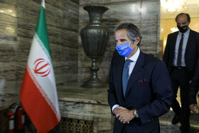 رافائل گروسی، مدیر کل آژانس بین المللی انرژی اتمی در حاشیه دیدار با حسن روحانی، رییس جمهوری