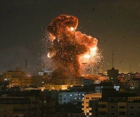 حملات هوایی رژیم صهیونیستی به نوار غزه 