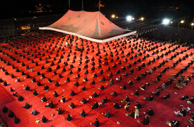 آیین عزاداری حسینی در پادگان ۰۶ ارتش