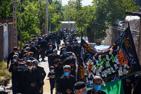 مراسم عزاداری روز عاشورا در روستای چهرگان