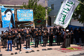 مراسم عزاداری روز عاشورا در روستای چهرگان