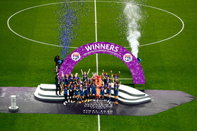 تیم فوتبال زنان لیون قهرمان لیگ قهرمانان اروپا شد 