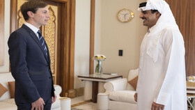 امیر قطر با کوشنر در دوحه دیدار کرد