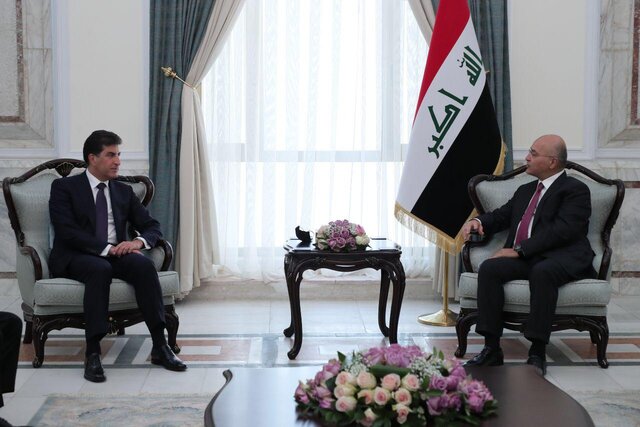 دیدارهای بارزانی با حکیم و صالح با تمرکز بر حل اختلافات بغداد و اربیل