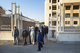 بازدید حمیدرضا طیبی، رییس جهاد دانشگاهی کشور از ساختمان بیمارستان الهادی قم