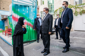 بازدیداسحاق جهانگیری معاون اول رئیس‌جمهور از دبستان پسرانه دکتر حافظی، منطقه۱۰ تهران
