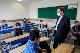 بازدید معاون اول رئیسجمهور  از مدارس منطقه10 تهران