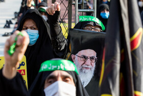 محکومیت اهانت به پیامبر (ص) در میدان امام حسین (ع) تهران