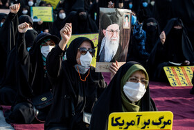 محکومیت اهانت به پیامبر (ص) در میدان امام حسین (ع) تهران