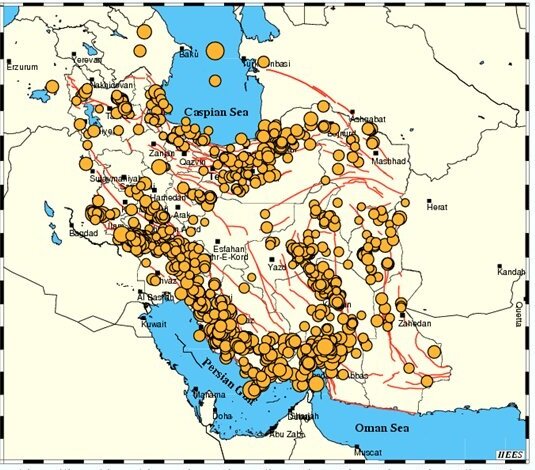 قرار گرفتن "فارس" و "گلستان" در مناطق فعال لرزه‌زا/اثرات زلزله‌های القایی بر گسل‌ها