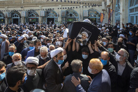 تشییع آیت الله یوسف صانعی در قم