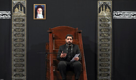 مراسم عزاداری شهادت امام سجاد(ع) در حسینیه امام‌خمینی(ره)