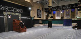 مراسم عزاداری شهادت امام سجاد(ع) در حسینیه امام‌خمینی(ره)