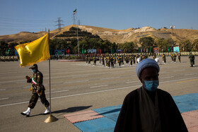 در حاشیه اختتامیه هجدهمین دوره رزم مقدماتی مشترک دانشجویان دانشگاه افسری ارتش