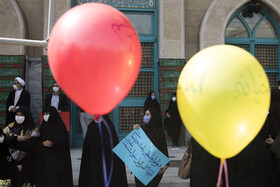گردهمایی جمعی از بسیجیان در حمایت از فلسطین