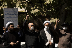 گردهمایی جمعی از بسیجیان در حمایت از فلسطین