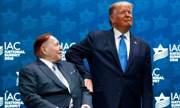 کمک ۵۰ میلیون دلاری میلیاردر یهودی به کمپین ترامپ پس از امضای توافقات سازش کمک ۵۰ میلیون دلاری میلیاردر یهودی به کمپین ترامپ پس از امضای توافقات سازش