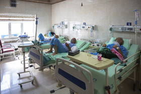 پر شدن تمامی تخت های بیمارستان کامکار قم در وضعیت سیاه کرونایی