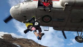 نجات ۹ طبیعت‌گرد و مرگ یک تن در ارتفاعات دیزین / هشدار هلال احمر به کوهنوردان