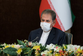 اسحاق جهانگیری معاون اول رییس جمهوری در جلسه ستاد فرماندهی اقتصاد‌ مقاومتی