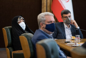 معصومه ابتکار معاون امور زنان و خانواده رییس جمهوری در جلسه ستاد فرماندهی اقتصاد‌ مقاومتی