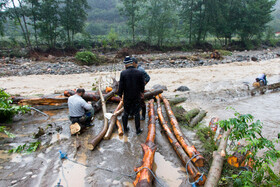 خسارت سیل در غرب گیلان - تالش