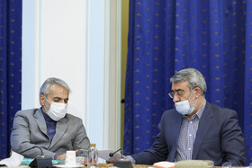 رحمانی فصلی و محمدباقر نوبخت در جلسه شورای عالی انقلاب فرهنگی