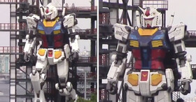 ربات ۱۸ متری ژاپنی‌ها بدون کمک راه رفت