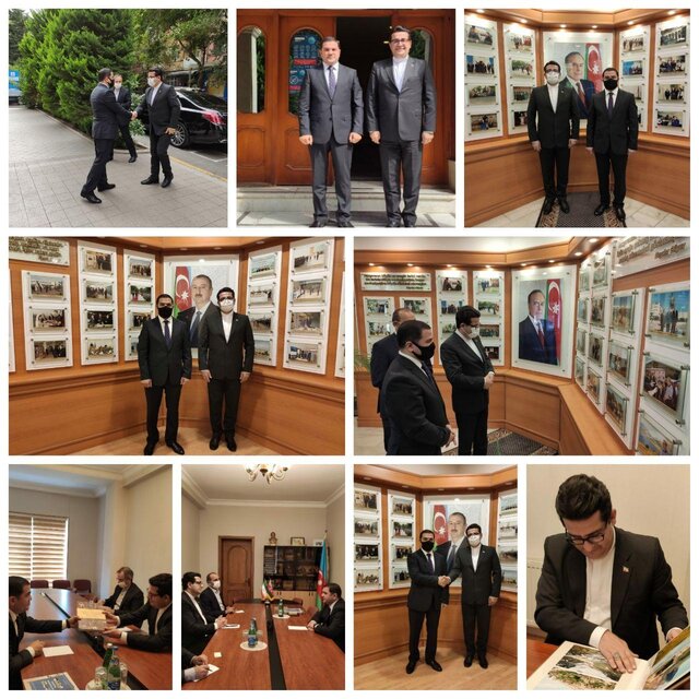 دیدار سفیر ایران در آذربایجان با نماینده جمهوری خودمختار نخجوان در باکو