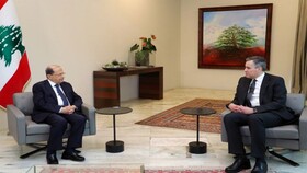پنجمین دیدار رئیس جمهور و نخست وزیر لبنان درباره تشکیل دولت/ عون و ادیب امروز هم دیدار میکننذ