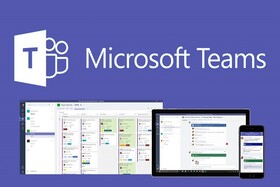 کلاس درس مجازی و ارتباط کارکنان یک شرکت در Microsoft Teams