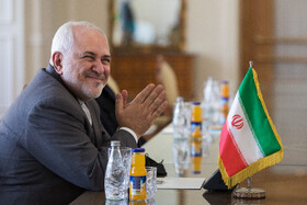 دیدار و گفتگوی فواد حسین وزیرخارجه عراق با محمدجواد ظریف