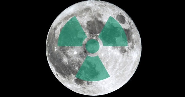 سطح تشعشع روی ماه به طرز نگران کننده‌ای بالا است
