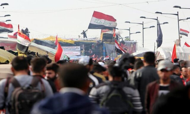 عراقی‌ها در میان تدابیر شدید امنیتی در بغداد در تدارک برگزاری سالروز تظاهرات اکتبر